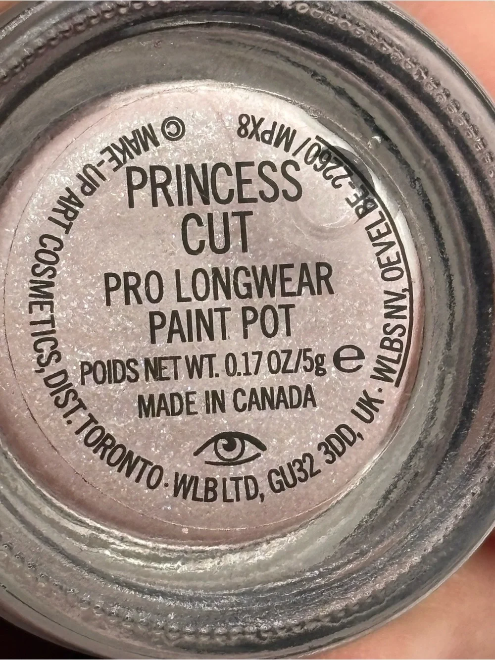 MAC Princess Cut Pro Longwear Paint Pot Eyeshadow pink